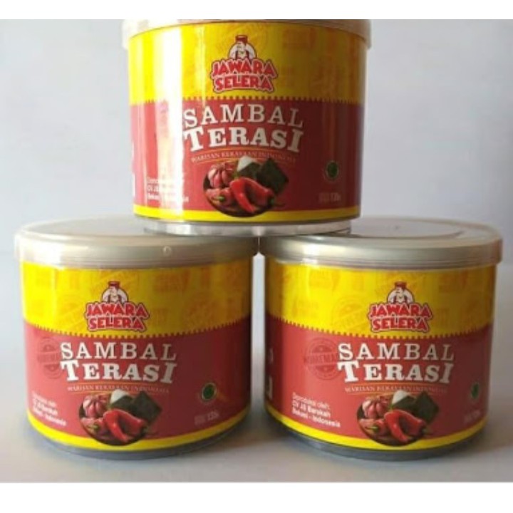 [ TERLARIS ] Sambal Terasi / Sambel Terasi Pedas JS  Netto 135g