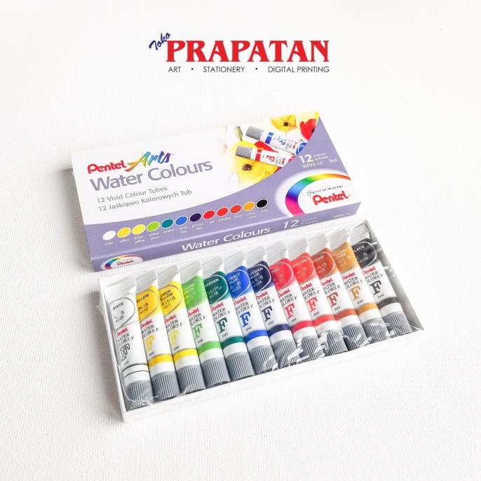 Pentel Watercolor / Cat air Pentel 12 warna termurah