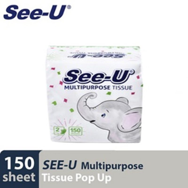 Tisu See u 2 ply 150 sheet