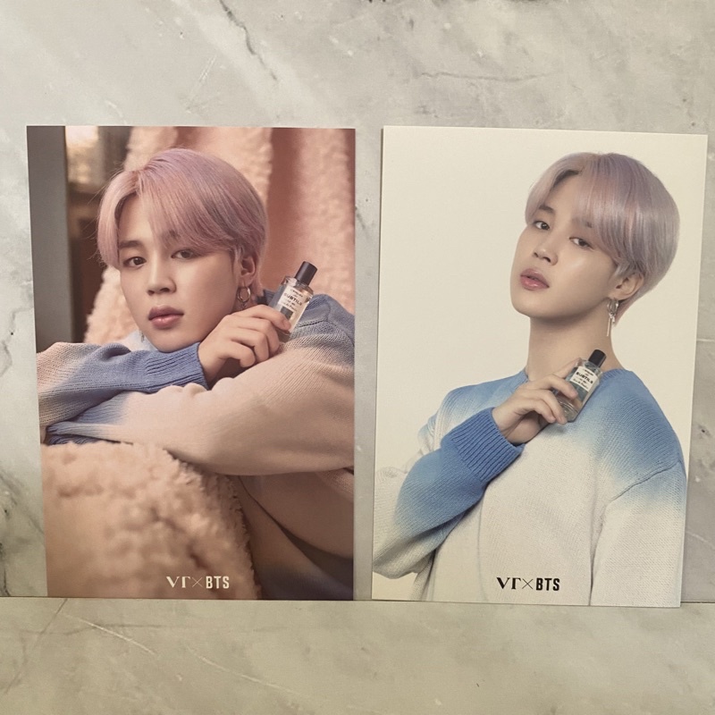 BTS X VT subtils perfume photocard pc postcard official JIMIN