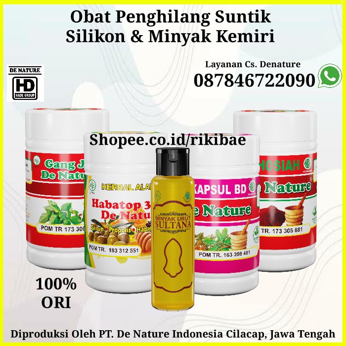 Obat Penghilang Gagal Suntik Silikon Dikemaluan Asli De Nature