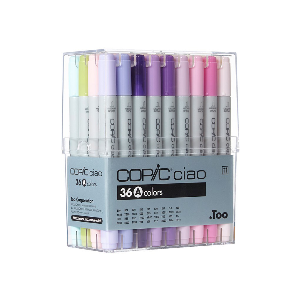 

COPIC CIAO 36 Color Set A - Ref.CCM/36A