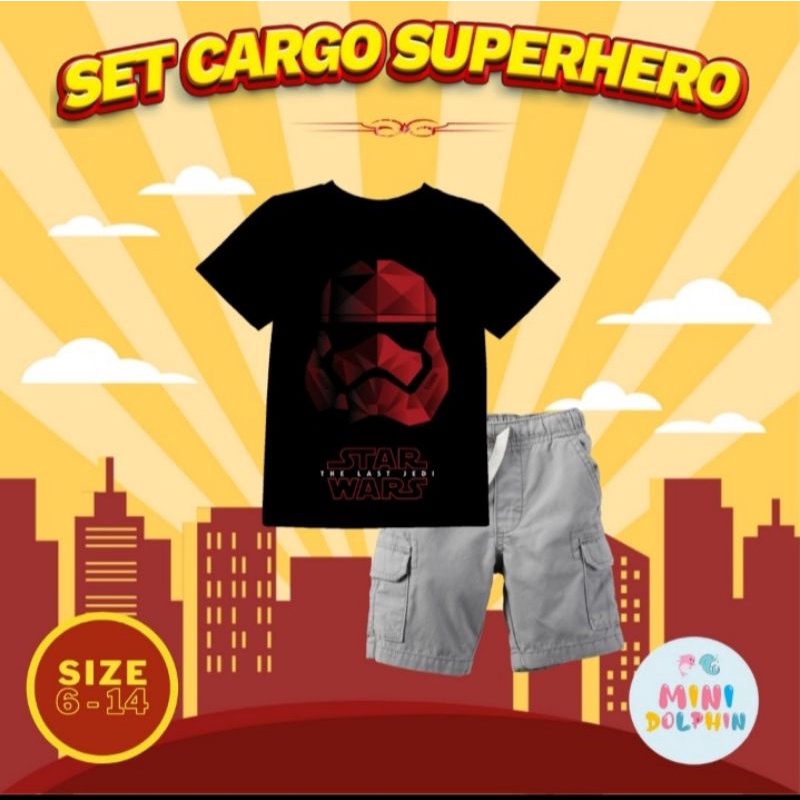 Mini Dolphin Set Cargo Superhero
