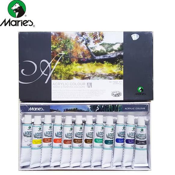 

Best Produk] Cat Maries Acrylic Color Set 12 Warna – 812B