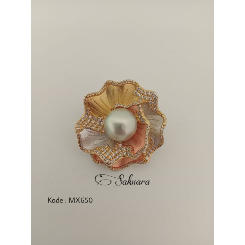 Liontin Silver Mutiara Air Laut