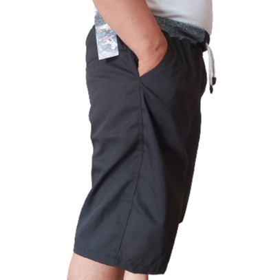 PREMIUM..Celana Chinos Pendek Hitam Kolor Rip Tali Pinggang HARGA PROMO