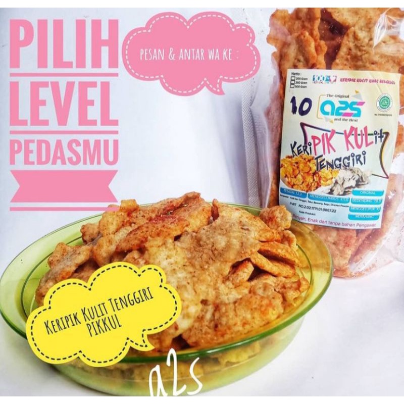 

Keripik Kulit Tenggiri level 4 sampai level 10