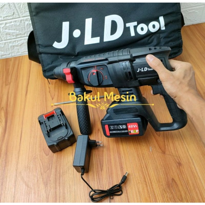 ROTARY HAMMER JLD BATRAI 48VOLT CORDLESS BOR BOBOK BETON BOR HAMMER DRILL