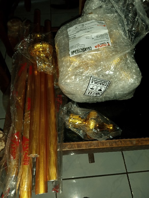 Batang Rollet Garis Polos 50 Cm Full Set