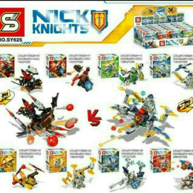 Mainan lego kw nexo knight series 8