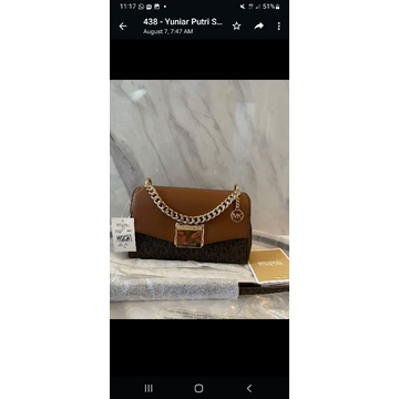 MK Lita small sign brown