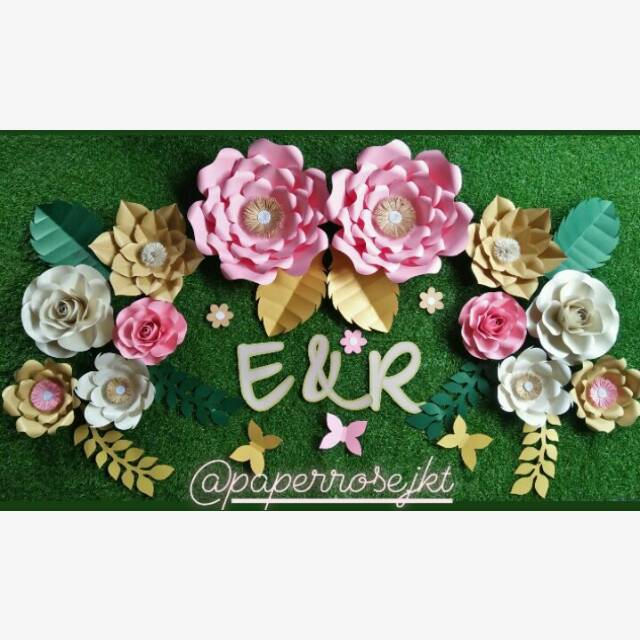 

paperflowers / bunga kertas with Rose