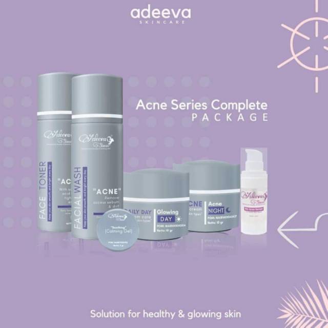 Paket Complete Adeeva Acne Series Cream Penghilang Jerawat Distributor Resmi Original 100 Shopee Indonesia