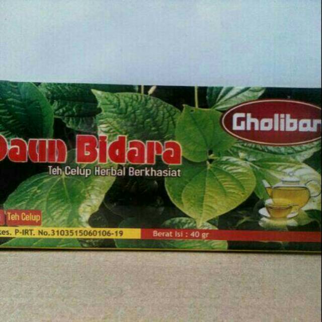

Teh celup herbal berkhasiat daun bidara