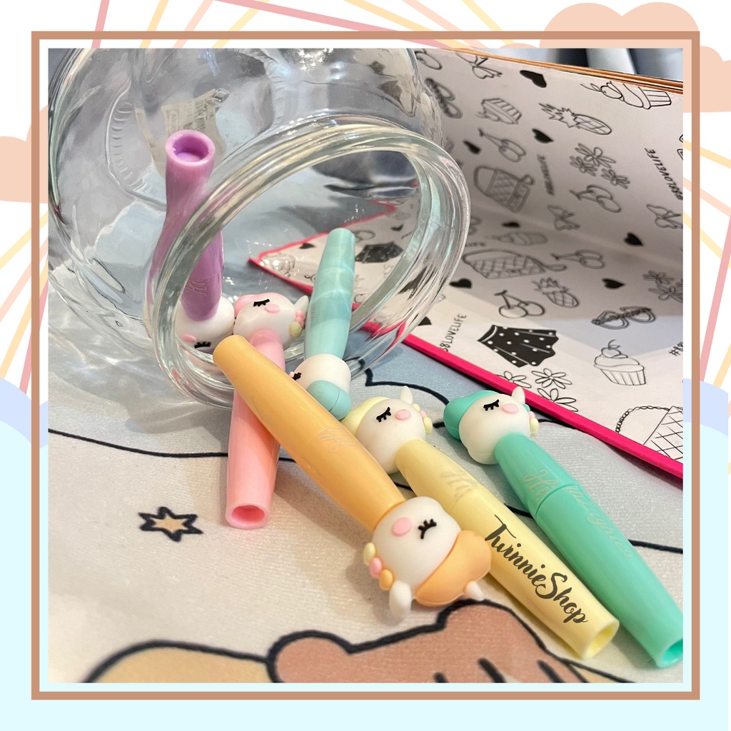 

STABILO UNIK UNICORN LITTLE DREAM 1 SET ISI 6 PCS ADA 6 WARNA PASTEL LUCU IMUT HIGHLIGHTER TEXTLINER BISA COD