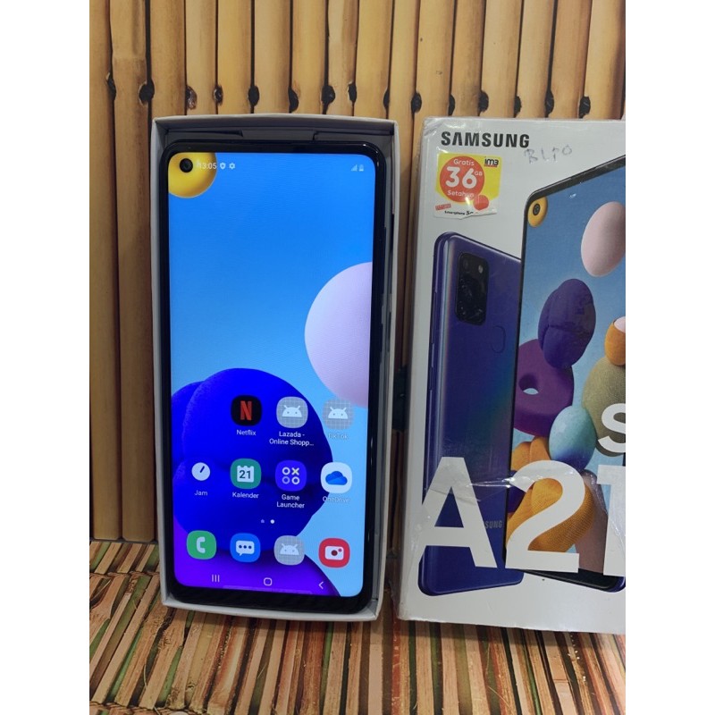 SECOND SEIN SAMSUNG GALAXY A21S RAM 3 GB ROM 32 GB