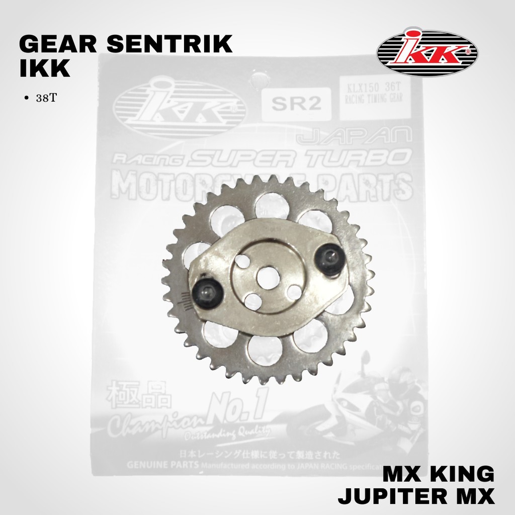 Gigi sentrik timing geser ikk jupiter mx mx king 38T