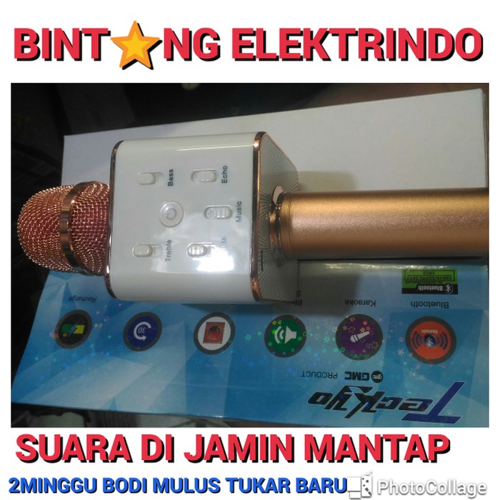 MIC KARSIS BLUETOOTH GMC teckyo MIC KARAOKE HP