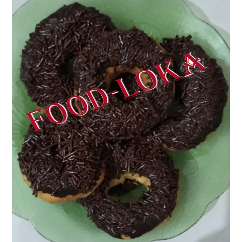 

Donat dobel coklat 6 pcs - Donut double coklat 6 pcs - Homemade Rasa Enak Empuk Dobel Coklat 6 pcs