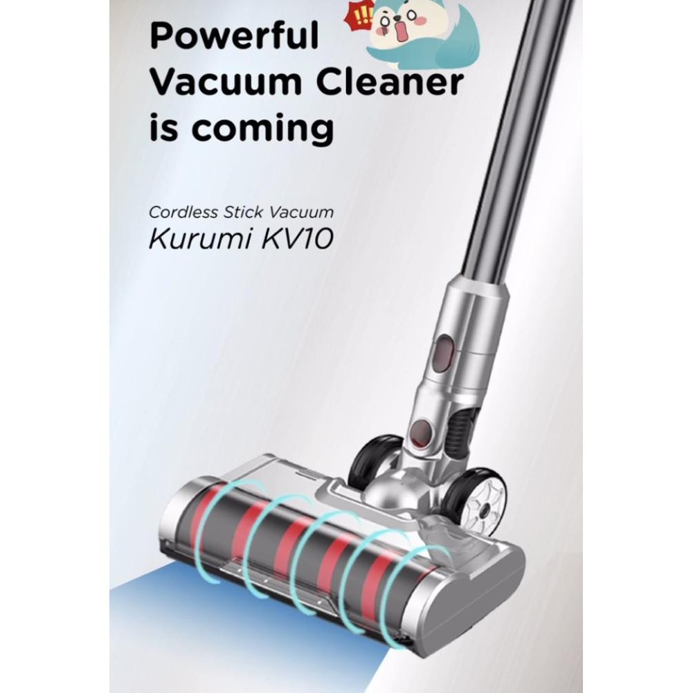 KURUMI KV10 Stick Vacuum Cleaner CORDLESS WITH POWER DRIVE MOP / Alat Penyedot Debu