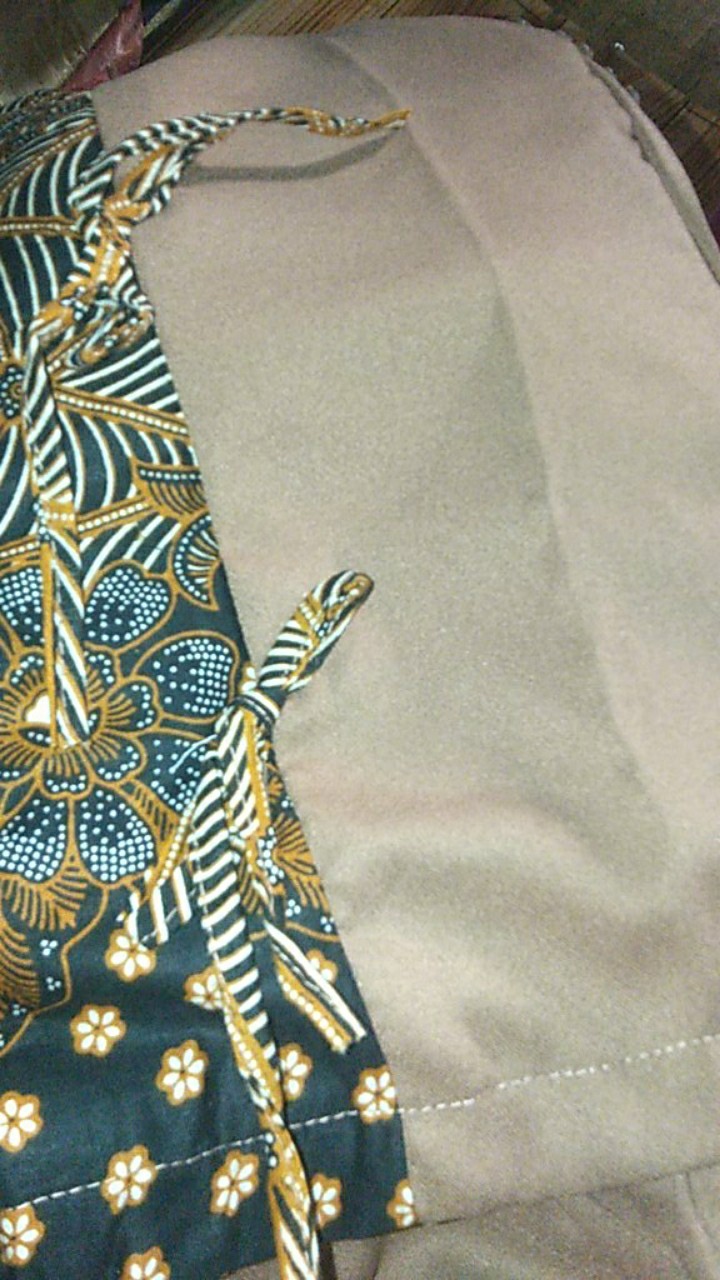 Batik Tunik Shibori Jumputan Terbaru Size M-xl/ Hrb026 Yelbor Navbor / Biru Putih / Original Bel