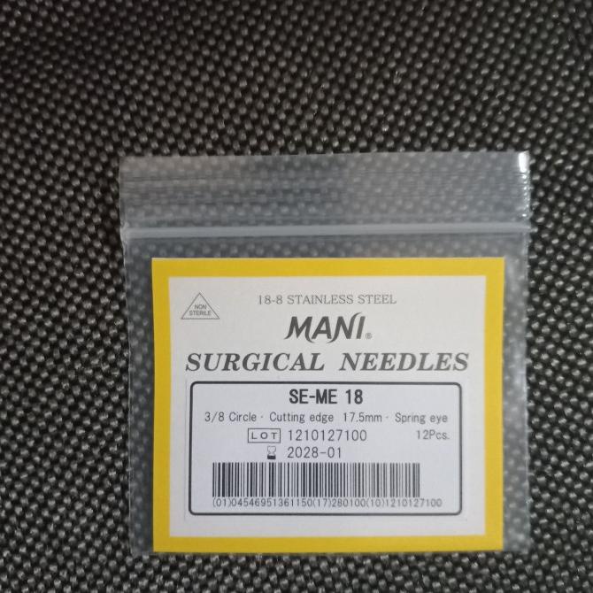 Jarum Bedah Se Me 18/ Surgical Needle / Jarum Hecting Kulit/ Mani
