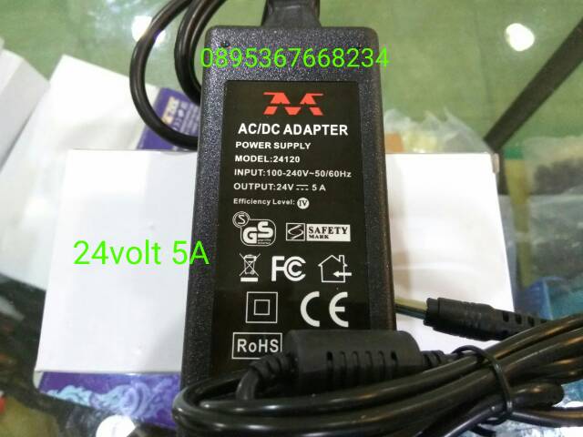 Adaptor 24V 5A / 24volt 5A