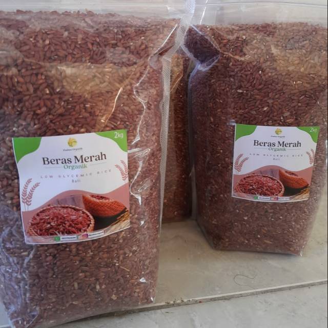 

BERAS MERAH ORGANIK PENEBEL BALI ,(KEMASAN 2KG)