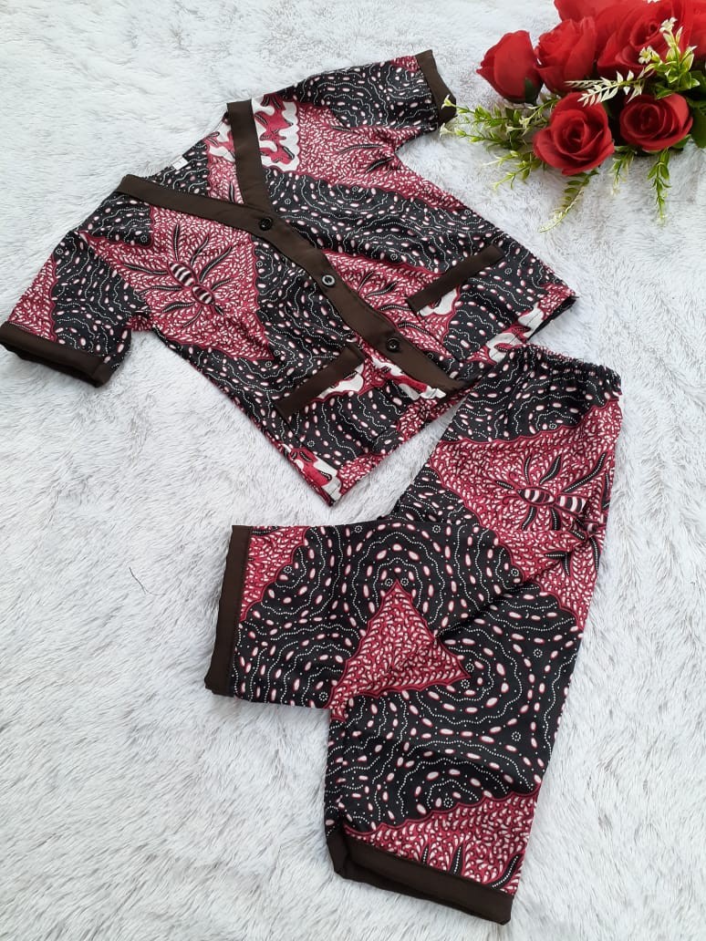 Batik Piyama Anak Kekinian Produksi Sendiri ➡️➡️bisa Cod