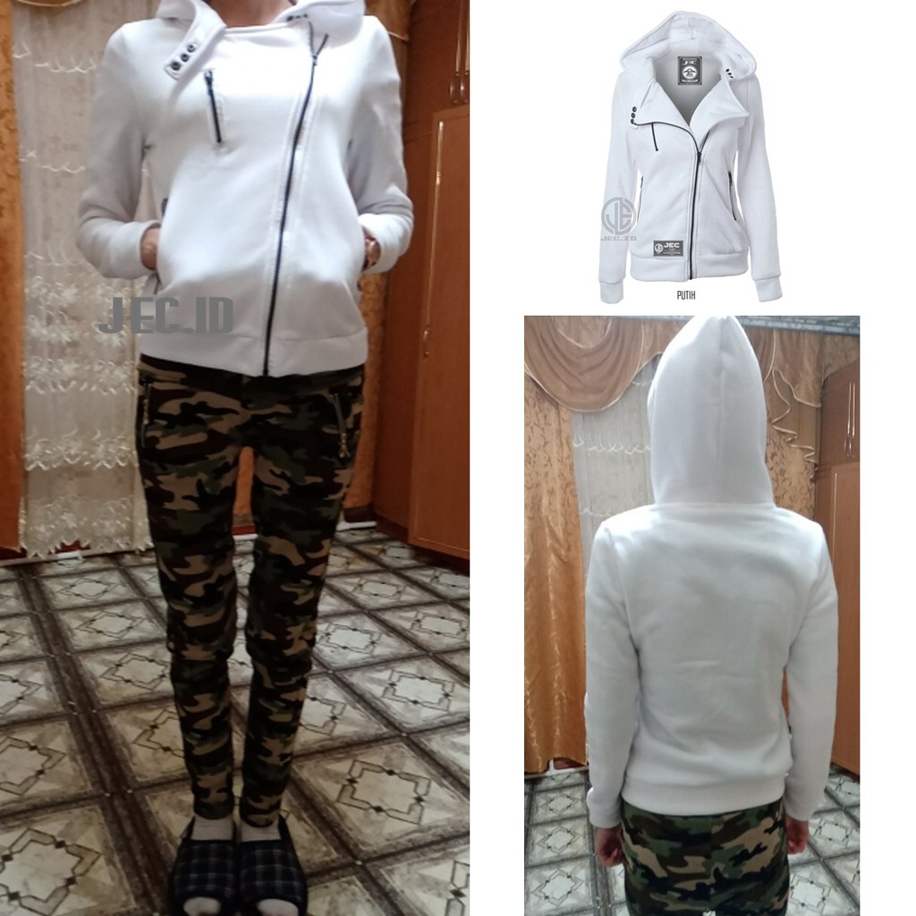 Jaket Sweater Wanita Jec Litthing Spring Hoodie Full Premium | Switer | Tebal | Cewek | Hodie