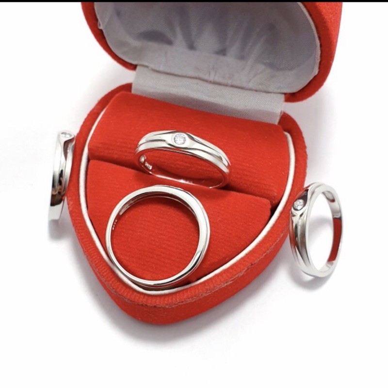 Cincin perak 925 lapis emas putih cincin cewek perak 925 lapis emas putih S408