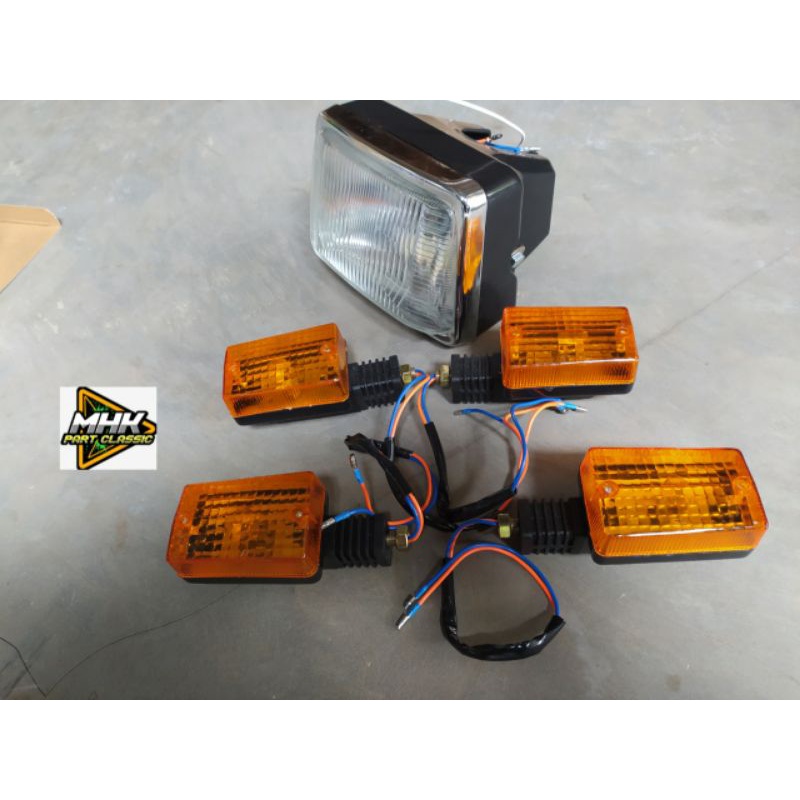 Lampu depan Honda Win Set lampu sein reting riting  honda win