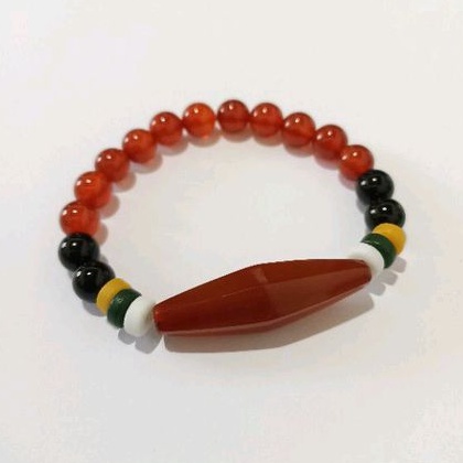 Gelang Vintage Etnik Batu Lilis Lamiang Khas Dayak Kalimantan