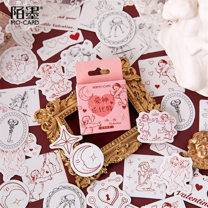 

[PER BOX] Stiker Aesthetic Tumblr Deco Scrapbook Bujo Diary DIY Cupid