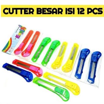 Silet / Kater / Cutter Besar Tajam Knife Alat Pemotong Ecer