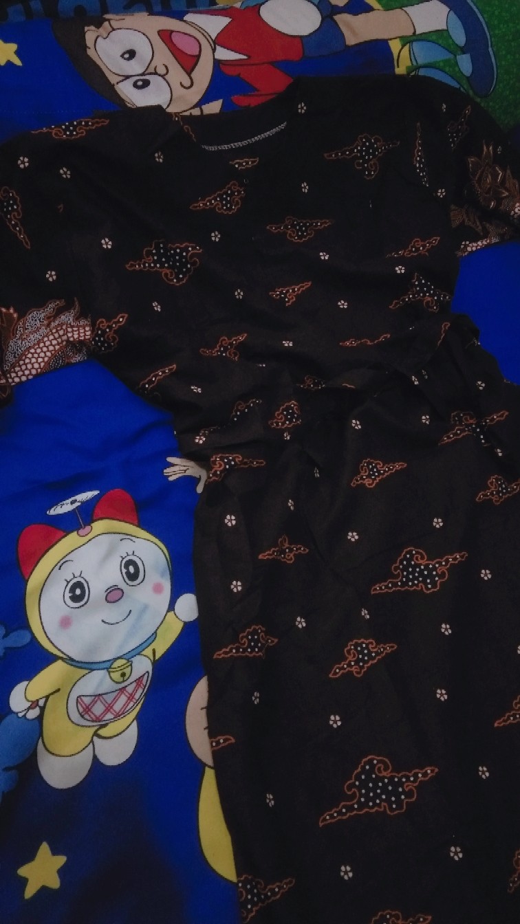 Gamis Batik (cod) Manggar Gamis Batik Pesta Model Terbaru