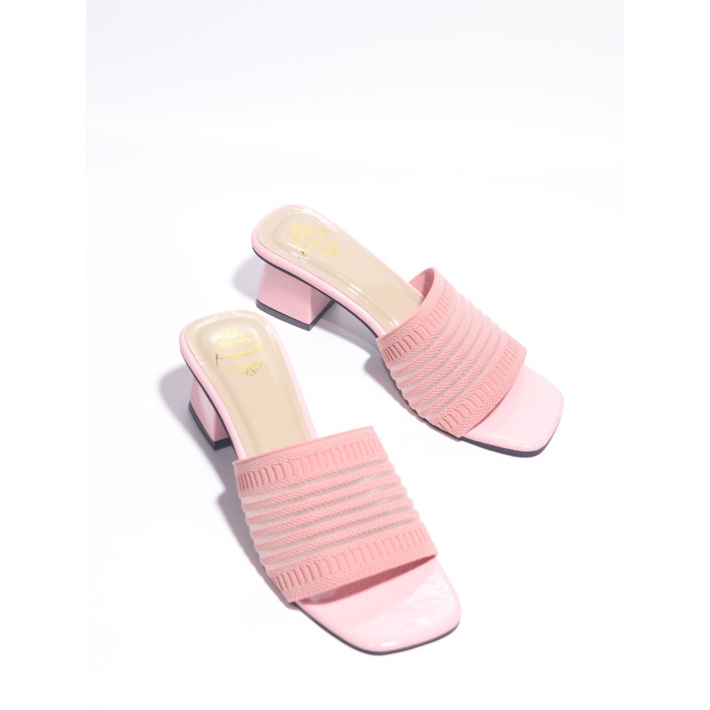 Sandal Hak Tahu Wanita Rajut Import JL03