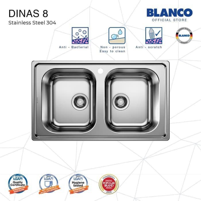 KITCHEN SINK BLANCO DINAS 8