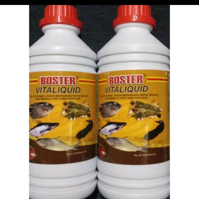 VITALIQUID 1 liter Boster multivitamin pertumbuhan ikan udang