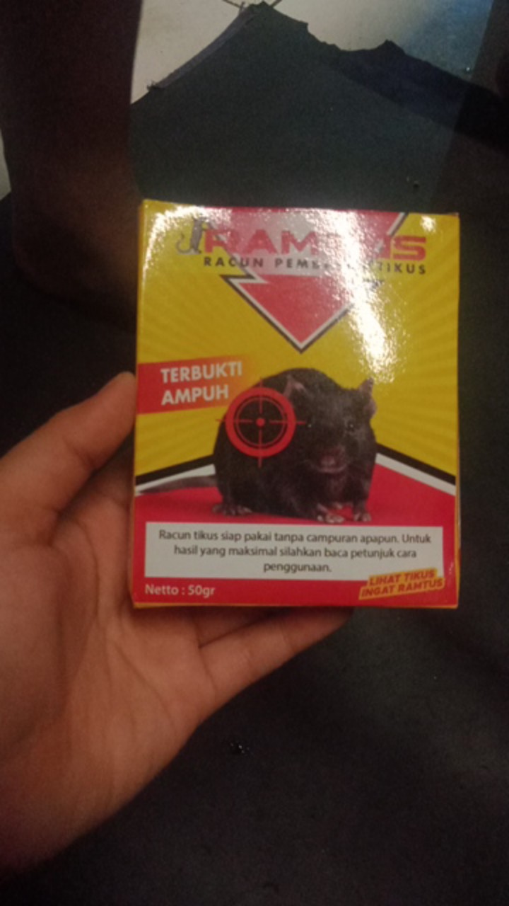 Perangkap Pengusir Obat Racun Tikus Ramtus Mati Kering Ampuh