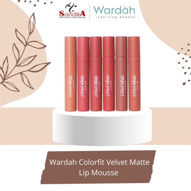 WARDAH COLORFIT VELVET MATTE LIP MOUSSE