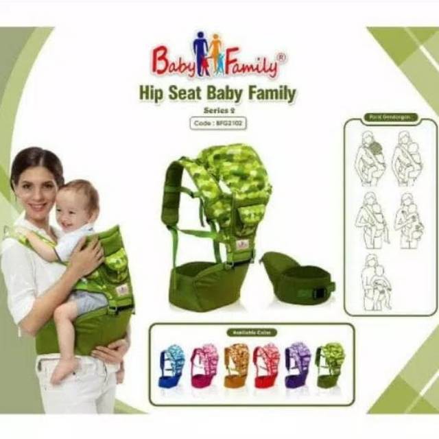 GENDONGAN HIPSEAT BABY FAMILY (baby scots)