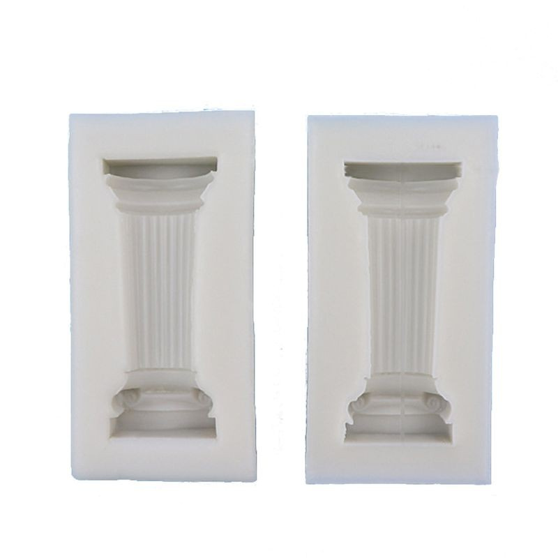 Glitter Ancient Greek Pillars Mold  Roman Column Mold Sugarcraft Epoxy Resin Art Tools