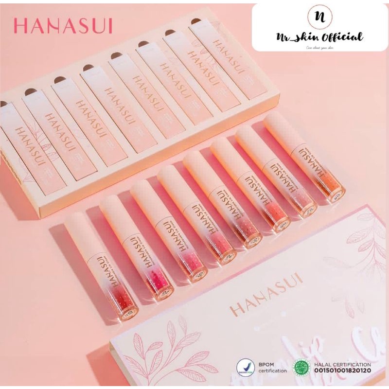 HANASUI - Hanasui Mattedorable Lip Cream Original 100%BPOM, Lipstik hanasui