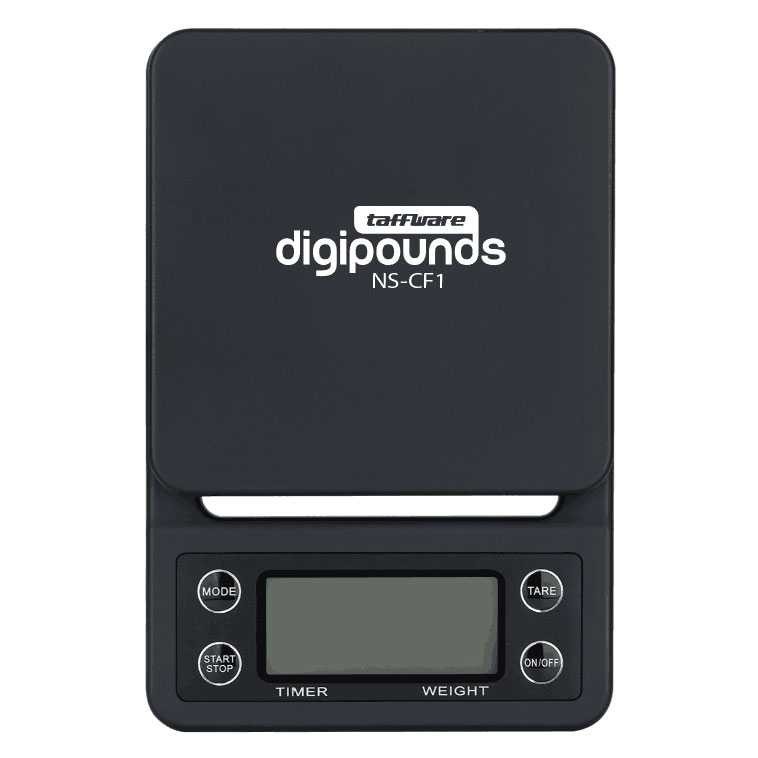 Taffware Digipounds Timbangan Dapur 3kg 0.1g dengan Timer - NS-CF1