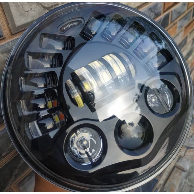 LED DAYMAKER 19 LED 7 INCH SENJA BIRU PNP RX KING SCORPIO KAWASAKI W175 MEGAPRO PRIMUS HIU TIGER LAM
