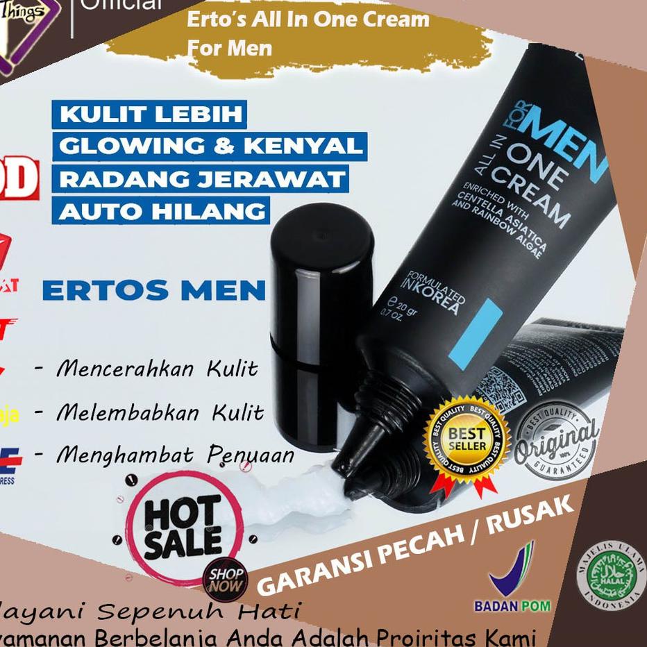 Promo Diskon》 Cream Krim Pemutih Whitening Brightening Wajah Muka Pria Skincare Skin Care Scincare S