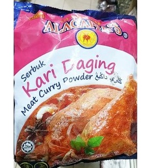 

HALAL AMAN DIKOMSUMSI BPOM RI ML Bumbu serbuk kari daging alagappas/ meat curry powder 480 gram