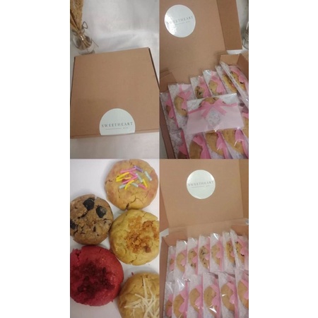 

cookies red velvet, taro, choco clasic, sweet cheese, tiramisu