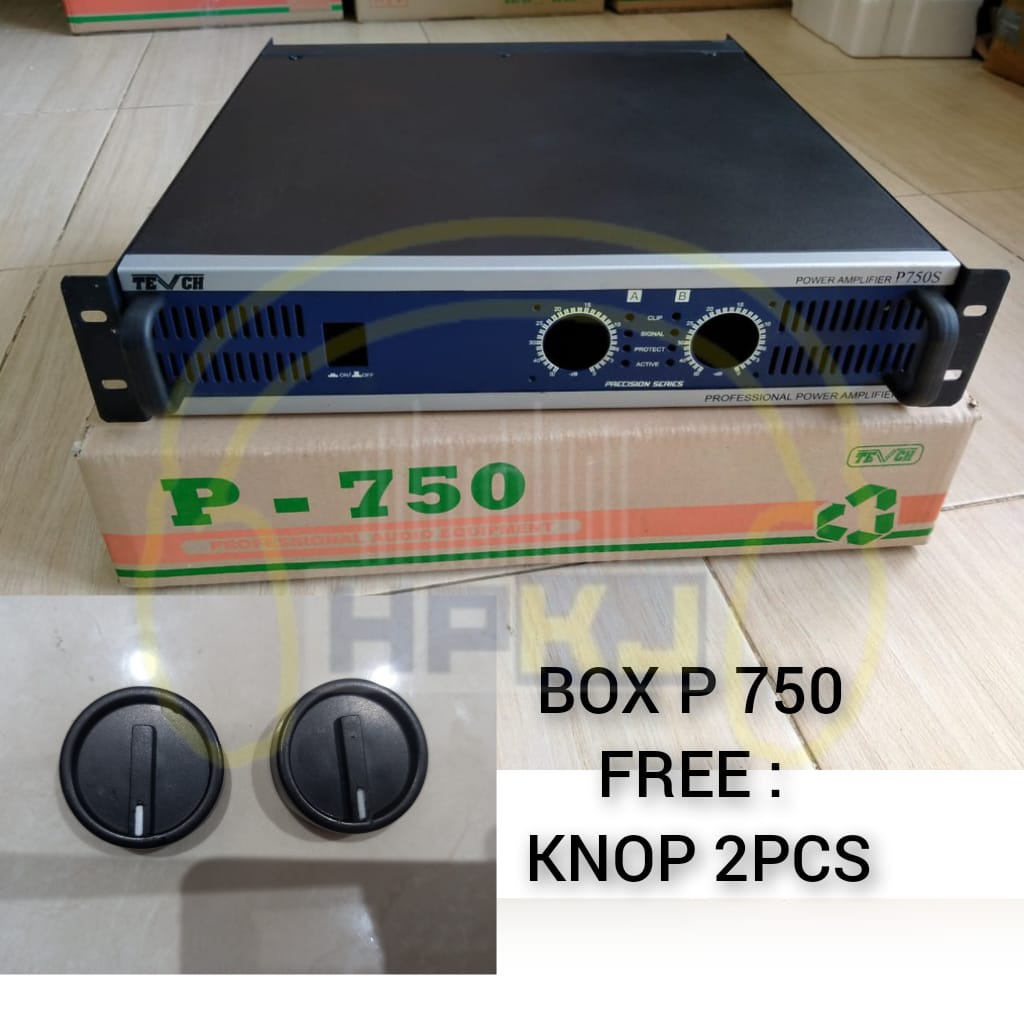 Box P 750 P750 P-750 2 CH 2 chanle 2CH Box power amplifier
